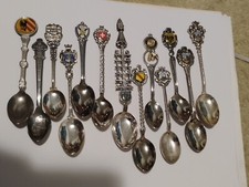 Souvenir Spoons Collected From Various Locations Over The Past 50 Or So Years picture