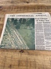 Elvis Presley Death Newspaper August 18, 1977 The Commercial Appeal No. 230 picture