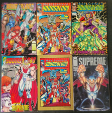 YOUNGBLOOD #0 1 2 3 4 (1992) 1ST SUPREME 1ST APPEARANCE PROPHET +GOLD #1 picture