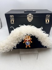 Vtg Knights of Columbus 4th Degree Chapeau Hat w/ Case English Co. MINT Size 7.5 picture