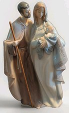 Lladro 4585 Holy Family Porcelain Figurine Nativity Joseph Mary Jesus Spain picture