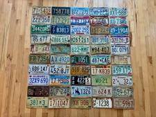 Vintage 50 Roadkill License Plates (30+ Different States) - 20 Years or Older picture