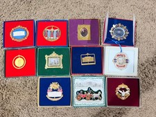 Lot of 11 The White House Historical Association Christmas Ornament picture