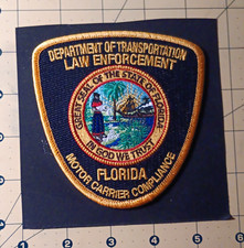 Florida Dept of Transportation Law Enforcement Motor Carrier Compliance Patch picture