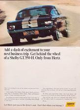 Ford Shelby G.T350 -H Original 1966 Vintage Print Ad Wall Art picture