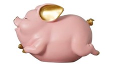 Piggy Bank Coin Bank Pig Statue Home Decor (Pink )   picture
