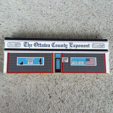 The Cat’s Meow Ottawa County Exponent Oak Harbor Ohio Wood Hand-Painted Folk Art picture