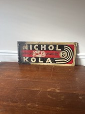 Vintage Nichol Kola Soda Advertising Sign picture