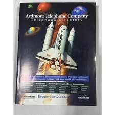 Vintage Ardmore Telephone Directory 2000-2001 Alabama Tennessee Space Shuttle picture