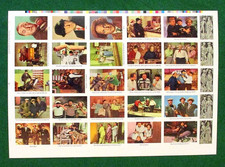 Three Stooges 1959 FLEER REISSUE 2016 RRPARKS UNCUT SET SHEETS W/RARE CHECKLISTS picture