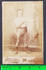 Vintage Billy Manning 1890's Boxing Boxer Cabinet Photo (Has Some Wear) picture