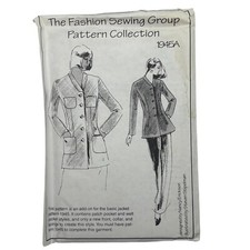 Misses Women's Jacket 3 variations The Fashion Sewing Group Pattern 1945A-C Nanc picture