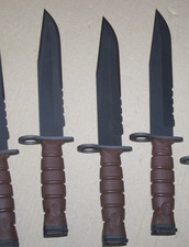 Vintage OKC3S Knife Marine Corps USMC & Scabbard Ontario OKC-3S picture