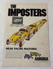 1972 Aurora toy cars ad ~ THE IMPOSTERS ~ Volkswagen VW picture