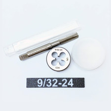 9/32-24 UN HSS Right Hand Thread Plug Tap & Die Set Stanley Plane Restoration picture