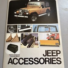 1983 JEEP ACCESSORIES CATALOG  BROCHURE ORIGINAL 14 PAGES New picture