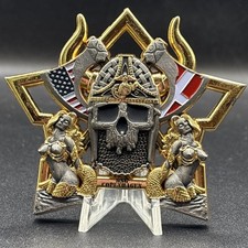Rare USMC MSG Marine Security Guard Detachment Copenhagen Challenge Coin picture