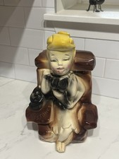 1961 American Bisque Wilma Flintstones Cookie Jar *Pristine* picture