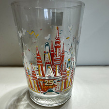 McDonald's Walt Disney World 25th Anniversary Donald Duck Glass Tumbler picture