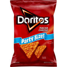 Doritos Nacho Cheese Tortilla Chips 14.5 oz Large Party Size Bag Snack picture