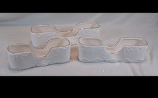 Vintage MSR Buffet Porcelain Silverware Cutlery Caddies picture