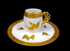 Tressemanes Vogt Limoges Porcelain Rare Butterfly 3 1/8