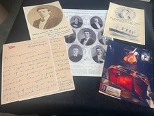 Wallace H Hartley Collection, Titanics Brave band Leader & Violinist,RP set picture