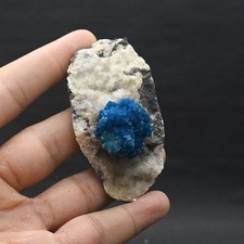 Big rosette of Cavansite on matrix (non precious natural stone) # 4689 picture