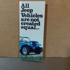 1975 Jeep Accessories Brochure CJ-5 Cherokee Wagoneer Pickup Excellent Original picture