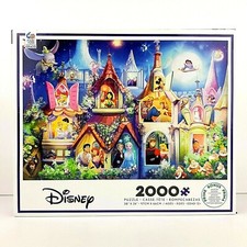 Disney Princess Castle Jigsaw Puzzle 2000 Pieces Bonus Puzzle Poster picture