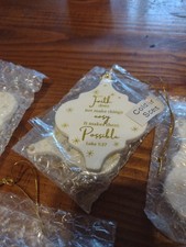 Sieral 24 Sets Christian Christmas Ornaments Bulk Religious Gifts Bible Verse... picture