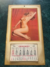 VTG 1955 Marilyn Monroe Golden Dreams Pin Up Complete Calendar Tom Kelley Risque picture