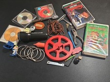 Junk Drawer Lot of Vintage Stuff - VHS - Various Tools - AS IS picture