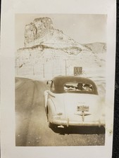 Rock Springs Wyoming WY Automobile Car Washington Plate Antique Snapshot Photo picture