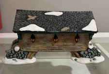 Christmas Village COVERED BRIDGE original box picture