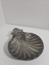 Silverplate Clam Shell Dish SHEFFIELD ENGLAND 1700-1800 Made in USA Reproduction picture