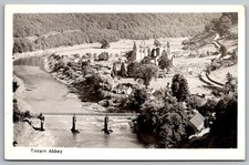 Tintern Abbey Monmouthshire Wales Scenic View Vintage Postcard picture