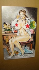 CAVEWOMAN KILLING DINOS 101 *NM/MT 9.8* RARE LTD 350 COV C DEVON MASSEY ART picture