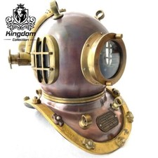 Antique Brown USA Mark V Marine Scuba Diving Marine Helmet Look like Ant design picture