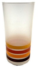Hall China Jewel Tea Autumn Leaf Frosted Banded Tumbler picture