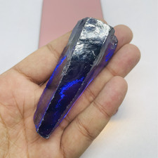 500CT Rough Blue Zircon Natural Stone | Healing Raw Crystal for Spiritual Energy picture
