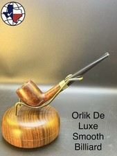 Vintage Orlik De Luxe Smooth Billiard Tobacco Pipe picture