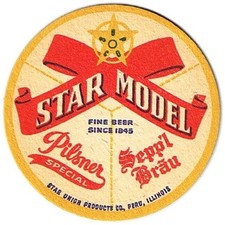 Star Union Model Beer of Peru, Illinois NEW Sign: 10