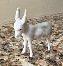 Darling Vintage Rosenthal Miniature Gray & White Donkey Figurine 1.31