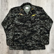 Royal Thai Army 70s Military Shadow Tiger Stripe Jacket Special Forces/Airborne picture