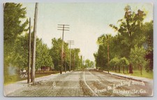 Green Street Looking South, Gainesville, Georgia GA 1912 DB Postcard picture