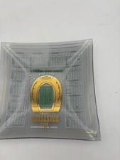 1976 Binions Horseshoe Club Casino Las Vegas Calendar Glass Trinket Dish picture