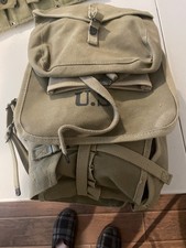 WW2 US M1928 US Haversack JQMD Reproduction, WWII Haversack picture