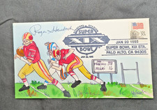 Roger Staubach Signed Hand Painted Cachet Env. Super Bowl XIX 1985 Melissa Fox picture