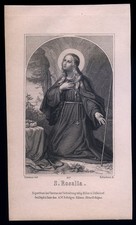 santino engraving 1800 S.ROSALIA DA PALERMO picture